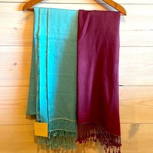 Silk-Cashmere Pashminas